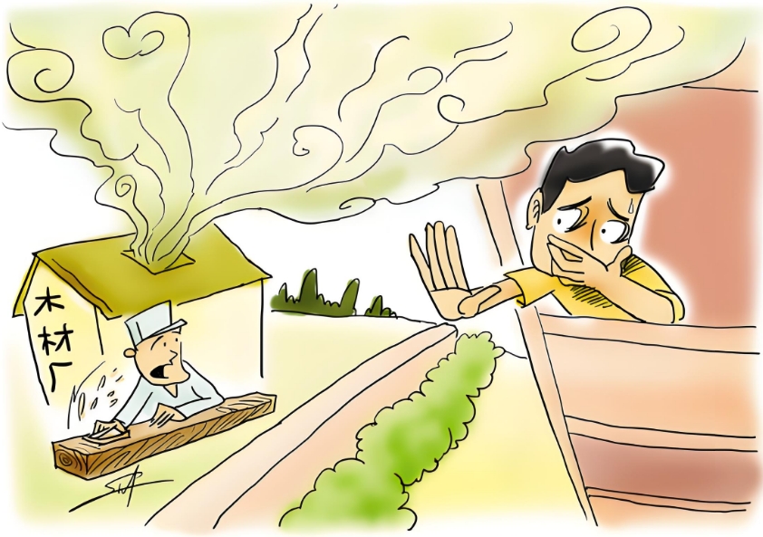 木材廠惡臭排放污染、大氣濃度污染預警系統(tǒng)應用方案